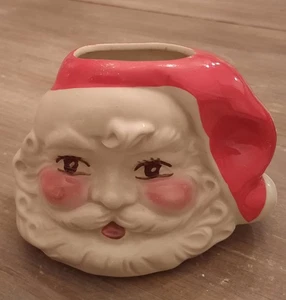 Vintage Royal Copley Santa Claus Head Planter Ceramic Hand Painted 1950's - Picture 1 of 9