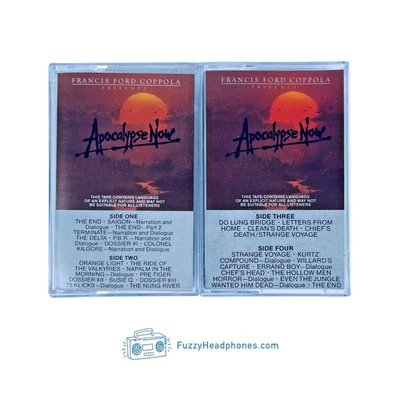 Apocalypse Now Soundtrack Cassette Tape (1979) 2-Tape Set, Coppola, TESTED - Image 1 of 4