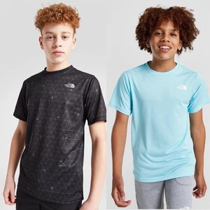 The North Face Junior Boys Short Sleeve Reaxion Tee Sports Activewear T shirt - Picture 1 of 7