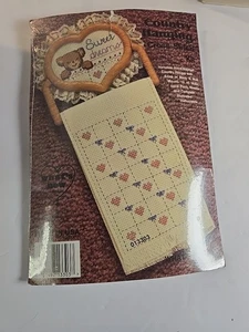 Country Hanging Counted Cross Stitch Kit Vintage Wooden Holder Sweet Dreams - Picture 1 of 3