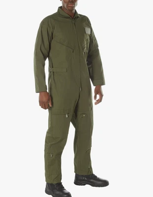 Rothco Intermediate Flight Suit Mens Pilot Coveralls Costume TOPGUN Jumpsuit - Image 1 of 4