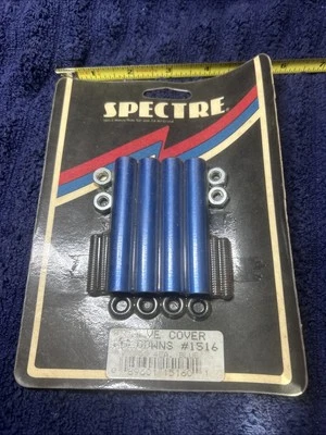 Spectre Valve Cover Hold Downs 1/4-20, 3” Length, #1516 Blue Matches Moroso - Image 1 of 3