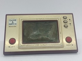 Nintendo OC Handheld LCD video game and watch Octopus Sound works