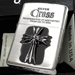 Zippo : Ölfeuerzeug : Kreuz : Metall Emblem : CRS-J : aus Japan - Bild 1 von 7