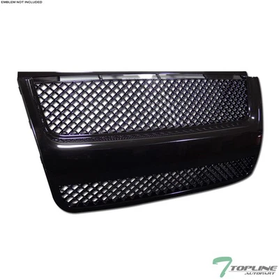 Topline For 2007-2010 Ford Explorer Sport Trac Mesh Front Bumper Grille - Black - Image 1 of 4