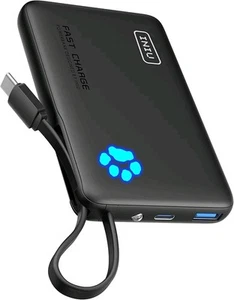 Powerbank INIU, mini rozmiar 20W 10000mAh PowerBank ze zintegrowanym kablem USB-C - Zdjęcie 1 z 1