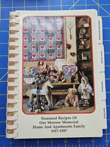 1997 Treasured Recipes of Morrow Memorial Home Cookbook Sparta Wisconsin 144 pgs - Picture 1 of 11