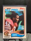 RONNIE LOTT 1982 TOPPS NFL FOOTBALL ROOKIE CARD RC #486 NFC ALL PRO 49ERS