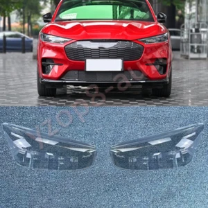 Cubierta transparente de lente de faro para Ford Mustang Mach-E 2021-2023 2 piezas - Imagen 1 de 4