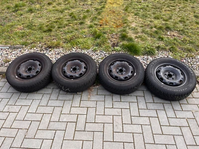 Winterräder Winterreifen Stahlfelgen Kompletträder VW Polo Semperit Master Grip - Bild 1 von 4