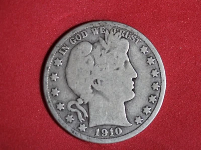 Estate  Find  1910-S Barber Half Dollar  #P27350 - Image 1 of 2