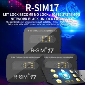 RSIM17 Nano Unlock RSIM Card for iPhone 11 12 13Pro/XS/X/8/7/6 iOS 12.4 13 Lot