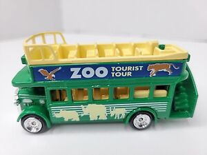Green ZOO Tour Bus Golden Wheel” Die-Cast 1:43 Scale MINT