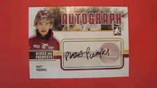 2009 10 IN THE GAME HEROES AND PROSPECTS  A-MPU MATT PUEMPEL  AUTOGRAPH k