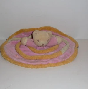Kuscheltuch Bär Kaloo - Rose - Orange - Bild 1 von 1