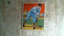 1934 Diamond Stars baseball card # 5 Tom Bridges EX+