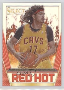 2013-14 Panini Select Red Hot Silver Prizm /25 Anderson Varejao #36