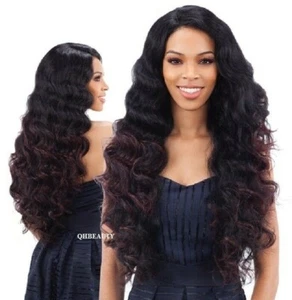 FREETRESS SYNTHETIC EQUAL INVISIBLE L PART LONG CURLY HAIR WIG - LETTY - Picture 1 of 9