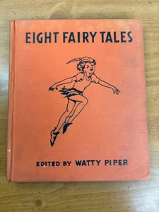 1938 EIGHT FAIRY TALES Illustrated by Eulalie Banks HC Peter Pan Cinderella More - Imagen 1 de 13