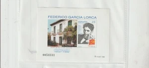 España Centenario Garcia Lorca Hojita prueba año 1998 (GZ-703) - Imagen 1 de 1