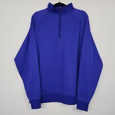 Footjoy FJ Performance Quarter Zip Pullover Top Purple Size Large