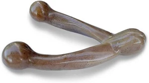 Wishbone BarkBone - Nylon Chew Toy for Aggressive Chewers - Bacon Flavor - 8.25" - Picture 1 of 7