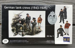 MASTER BOX 1/35 WW II GERMAN TANK CREWS 1943 - 1945 KIT 1 4 FIGURES ITEM 3507 FS - Picture 1 of 6