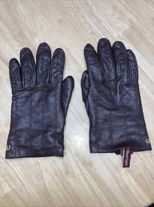 Eitenne Aigner XL Real Leather Real Cashmere Lining - Picture 1 of 7