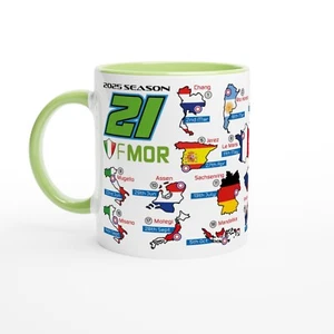Franco Morbidelli MotoGP 2025 Saisonplan Rennkalender Tasse - Bild 1 von 21