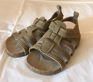 Carter’s Size 9-12 Month Boys Sandals Brown - Picture 1 of 6