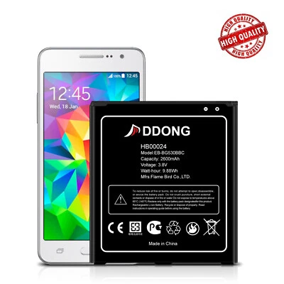 Batería Nueva para Samsung Galaxy Grand Prime J3 EB-BG530BBU EB-BG530CBZ SM-G530 Foto 1 de 4