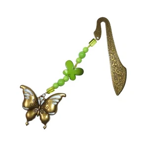 ★ DIY ★ Lesezeichen ★ Seitentrenner ★ SCHMETTERLING ★ hellgrün ★ - Imagen 1 de 1