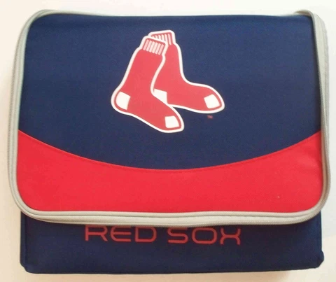 Mavrik By Logo Brands Boston Red Sox 24 Can Blizzard Soft Side Cooler-Combo Ship Cover