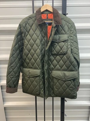Chaqueta acolchada acolchada para hombre Polo Ralph Lauren verde oliva talla LT Foto 1 de 4