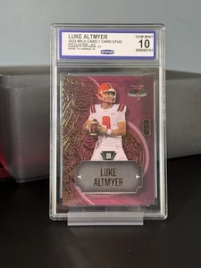 2023 Wild Card Luke Altmyer 7 Card Stud 3/3 CCG 10 - Picture 1 of 1