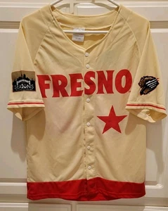 Fresno Grizzlies Adult Medium Jersey 20 Yrs Downtown Fresno Minor League Rockies - Picture 1 of 7