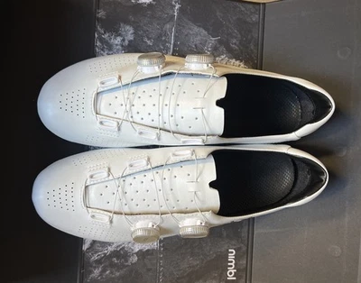 Nimbl Ultimate Blanco Plata 44.5 - Hecho en Italia Zapatos de Ciclismo Foto 1 de 4
