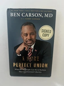 A More Perfect Union—Signed by Ben Carson (NEW / 1st Ed. & Print) - Imagen 1 de 8