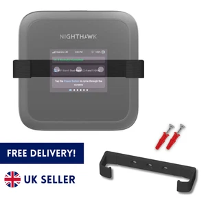 Wall Mount for Netgear M3 5G Mobile Router Nighthawk Clip Holder Bracket Hook UK - Picture 1 of 3
