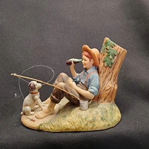 Vintage Coca-Cola Collector's Edition Figurine "The Barefoot Boy" #577 1986 - Picture 1 of 11