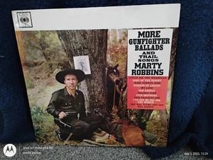 MARTY ROBINS MORE GUNFIGHTER BALLADS AND TRAIL SONGS 12" VINYL LP RECORD ALBUM - Picture 1 of 1