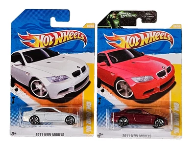 2011 Hot Wheels #26 New Models 26/50 '10 BMW M3 White and Red - Image 1 of 2
