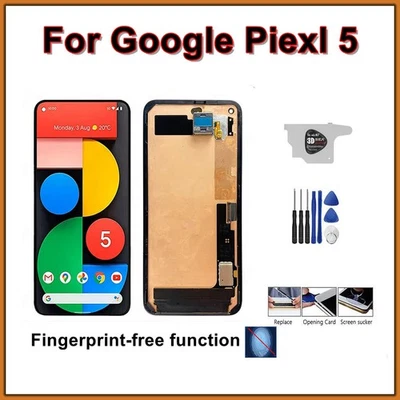 TFT Display For Google Pixel 5 LCD Screen Digitizer Assembly with Frame Replace - Image 1 of 4
