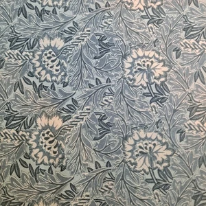 A Morris Garden Anemone Green Cotton Fabric 1 Yard X 45"  Moda Barbara Brackman - Picture 1 of 5