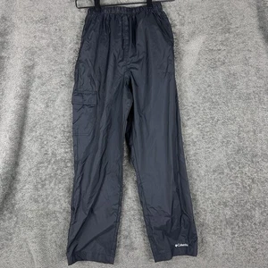 Columbia Cypress Brook II Rain Pants Youth Medium 10-12 Black Kids Waterproof - Picture 1 of 12