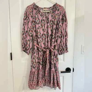 Nuevo sin etiquetas Vestido Knox Rosa Floral Manga Larga Talla Pequeña - Imagen 1 de 10