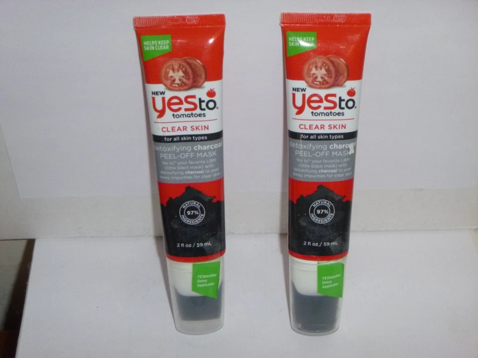(Paquete de 2) Mascarilla desintoxicante de carbón para piel clara SÍ a los tomates 2 oz cada una Foto 1 de 1