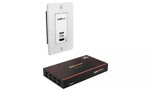 BZBGEAR 4K UHD 18Gbps HDMI Wall Plate Transmitter/Receiver Kit up to 230ft - Picture 1 of 12