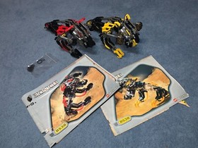 Lego Bionicle 8538 MUAKA and KANE RA - 2001 Battling Makuta Rahi set - Complete