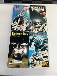 VIOLENCE JACK: HELL'S WIND - PART 2 - Manga Video VHS (1996) Plus 3 Extra Lot - Picture 1 of 4